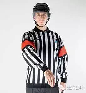 手势裁判,冰球比赛进球裁判手势