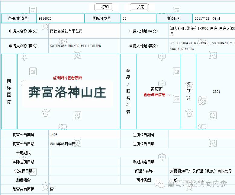 奔富商标图片,奔富商标广告图案