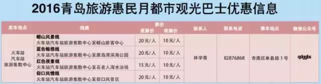 11月，青岛这些景区全半价！有份名单你要收好了