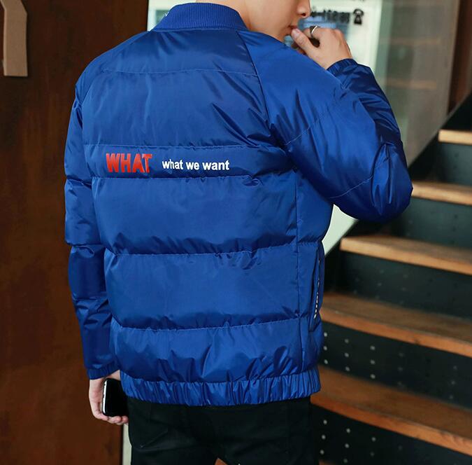 棒球领加厚棉服外套,冬日下的阳光型男