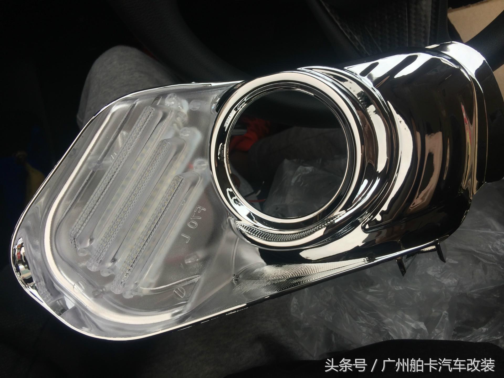 新飞度改装氙气大灯,新飞度改原厂led灯