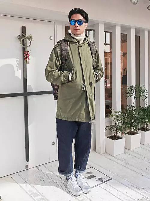 胖子穿m51好看吗,m51夹克上身效果