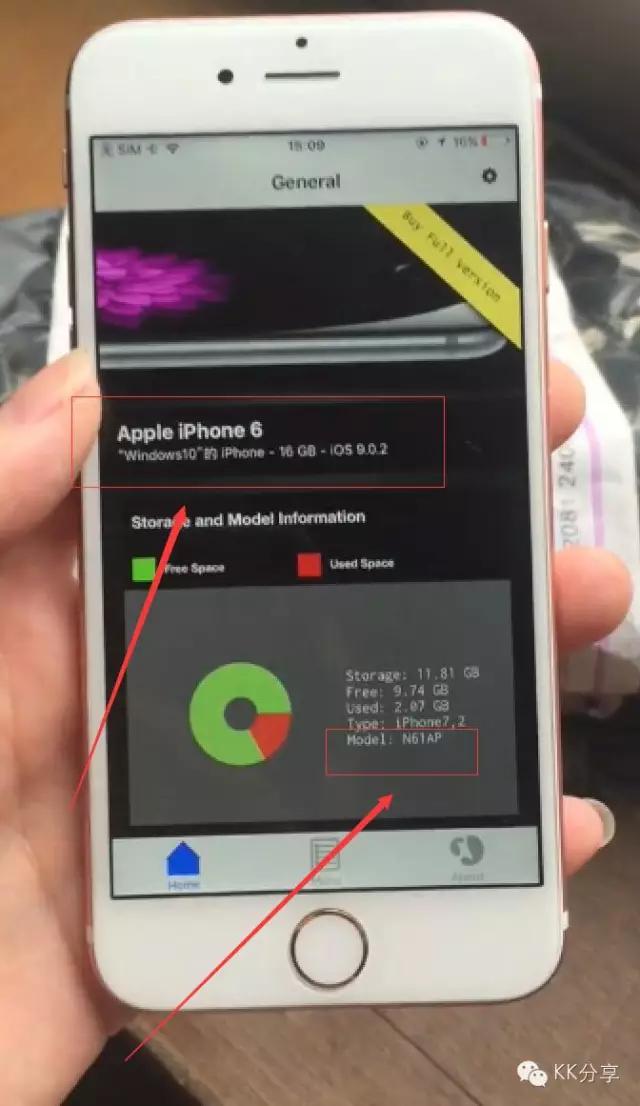 IPHONE6S原封如何鉴别,iphone6s版本ios7