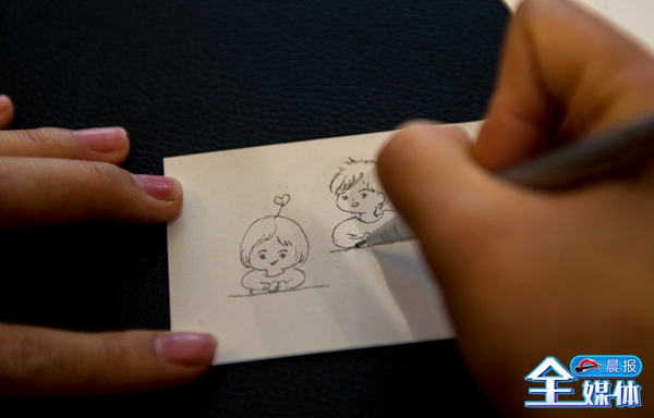 恋爱手绘卡片,送女朋友手绘卡片图