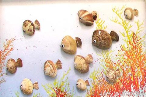 幼儿园的亲子手工环保,幼儿园亲子手工海洋作品