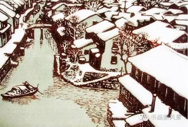 最美套色木刻版画,水印套色木刻的制作方法