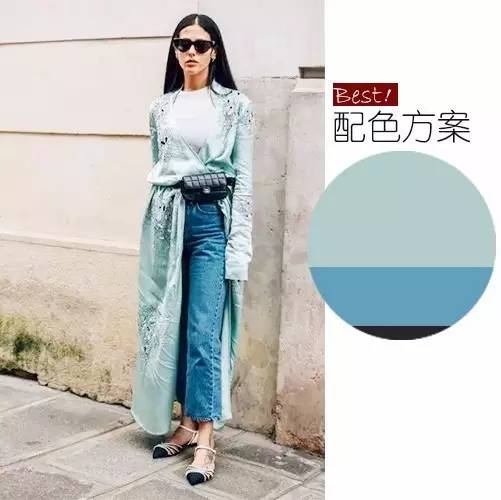 2020年流行色太蓝了附配色表,时尚配色什么颜色好看