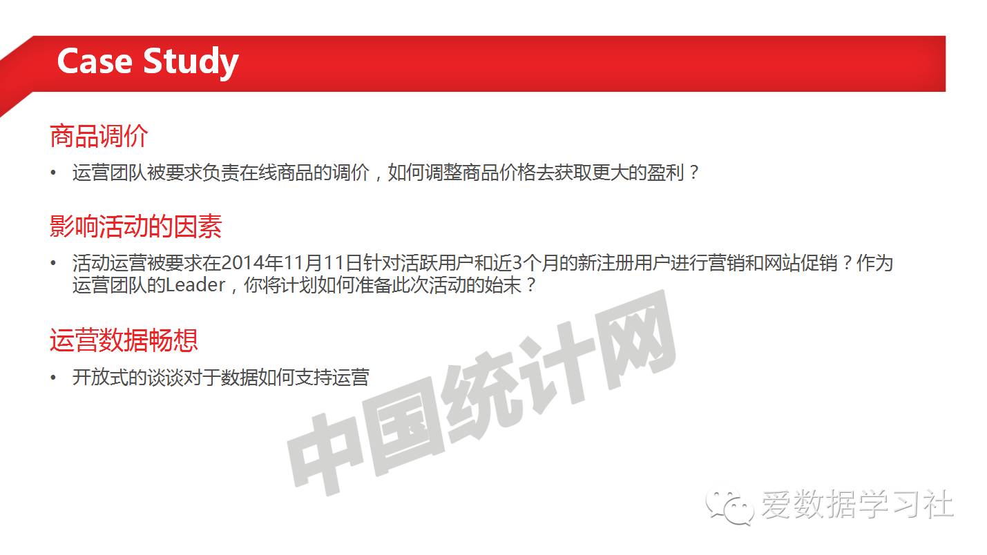 分享回顾|爱数据微课当大数据遭遇运营