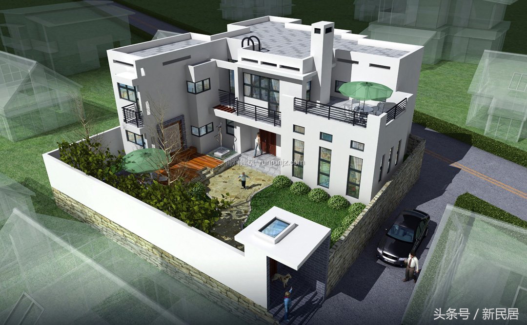 平屋顶和坡屋顶哪个成本高,平屋顶别墅和坡屋顶别墅哪个好看