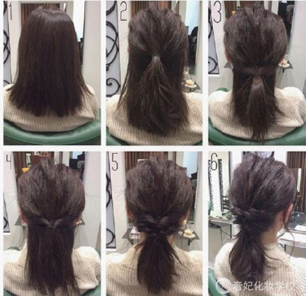 手残党好上手易学的编发教程,简单又随性的6款编发教程