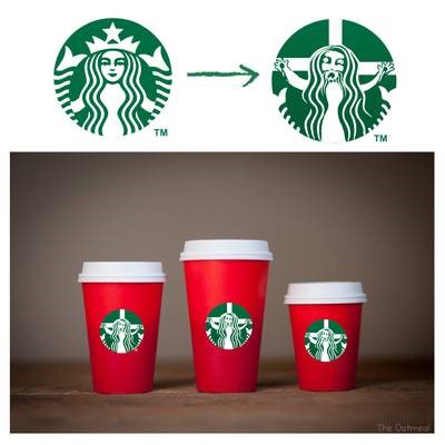 星巴克圣诞杯分析,星巴克圣诞红杯变化