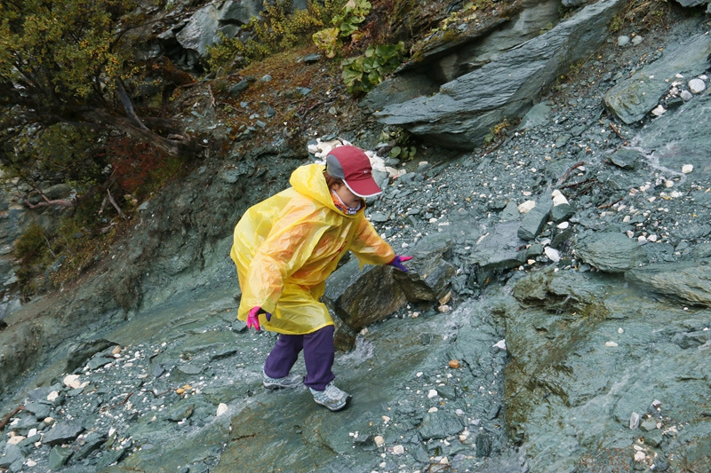 佩服自己，我在亚丁冒雨溯溪央迈勇到牛奶海