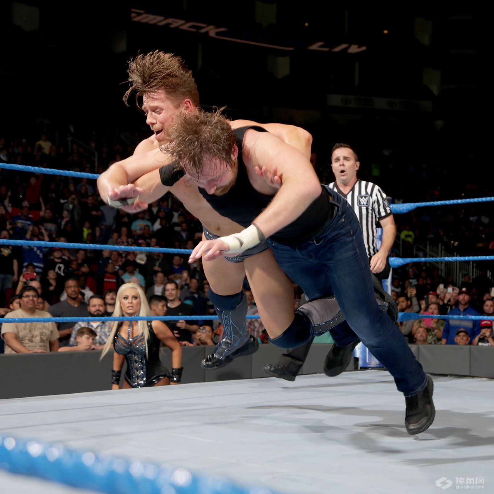 WWE驸马爷风云决战RVD！凯恩抛摔毕雪夫获全场欢呼！