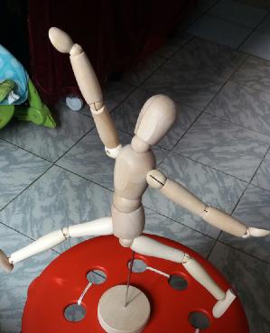 刘勇赫：你和孩子玩过木人吗？