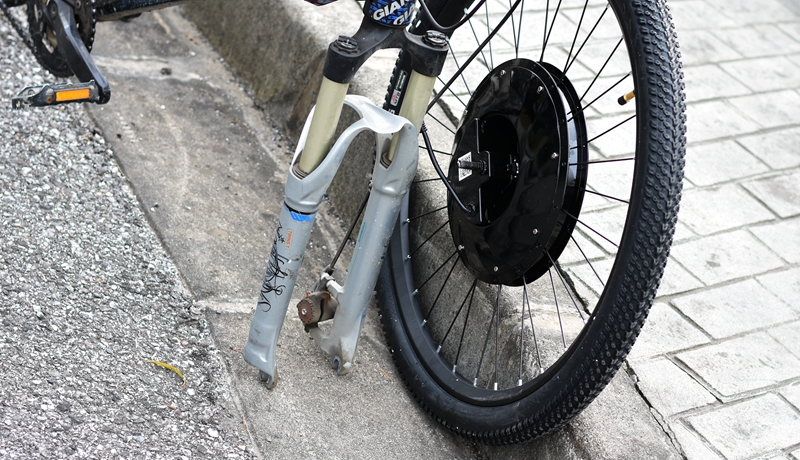 轮子变电动车轮子,自行车变电动车制作