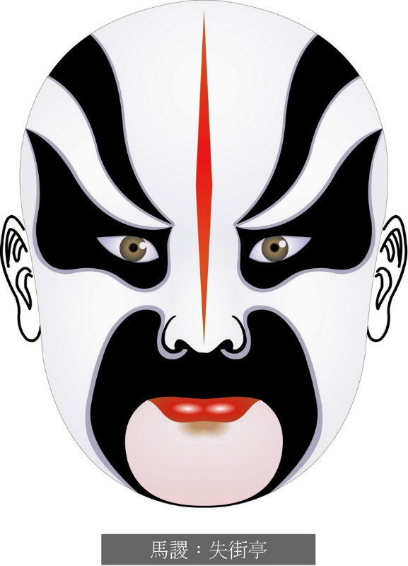 国粹脸谱重组画,国粹创意经典脸谱