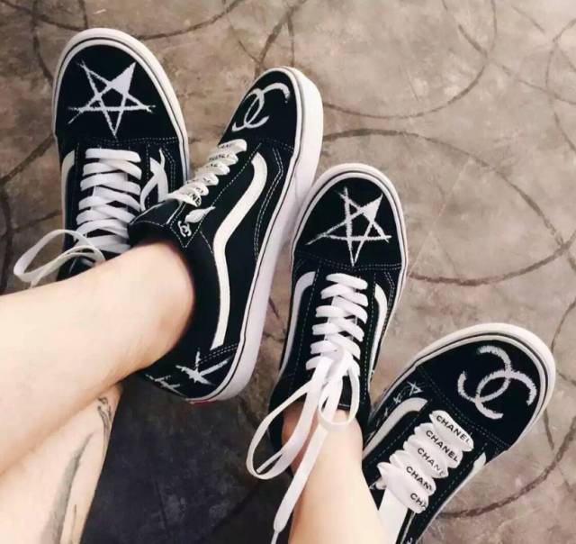 vansera联名宝藏鞋款,chanel菲董联名小白鞋