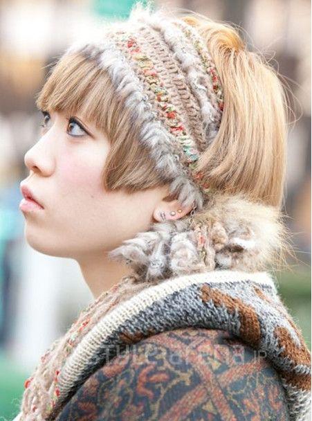 时尚发带怎么戴才好看,时尚潮流发带教程