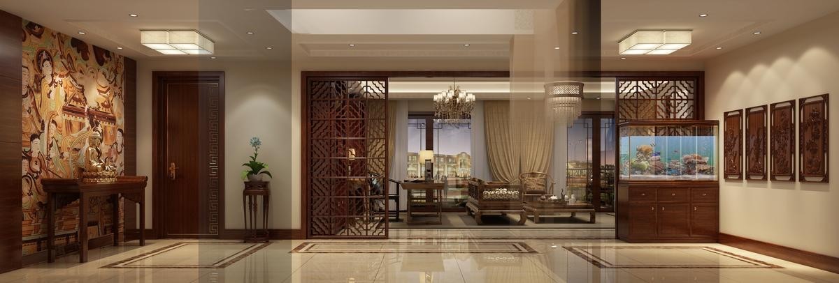 王文泉简欧别墅样板间室内设计,王文泉别墅设计