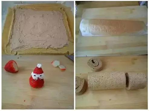 圣诞树桩蛋糕,圣诞节各种蛋糕做法