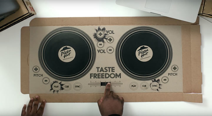 必胜客冬季新品披萨,必胜客披萨盒diy