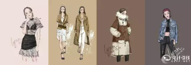 简单时尚服装手绘图片,时尚礼服图手绘动态图