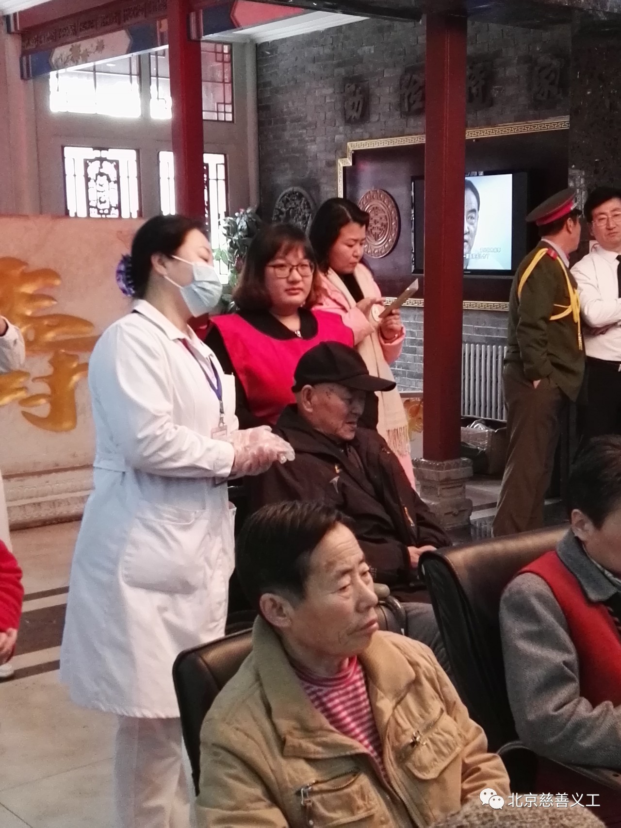 助老重阳,到敬老院关爱老人的活动成果