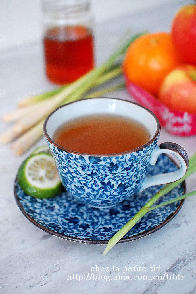香茅山茶花柠檬茶,山茶香茅柠檬茶
