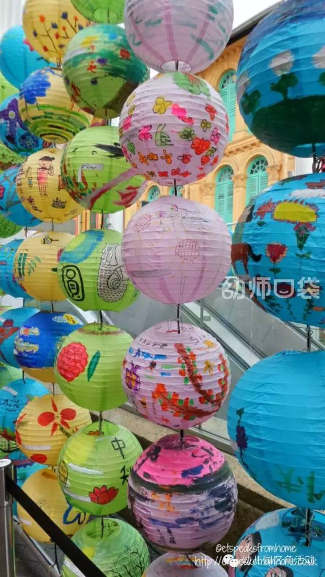 灯笼装饰幼儿园简单漂亮,幼儿园新年手工吊饰环创走廊灯笼