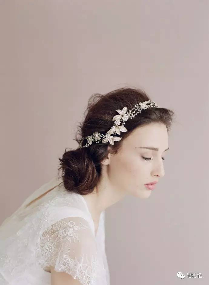 新娘皇冠发型推荐,韩式皇冠新娘发箍推荐