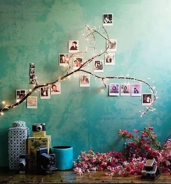 照片墙的设计与布局,照片墙的设计和摆放效果图