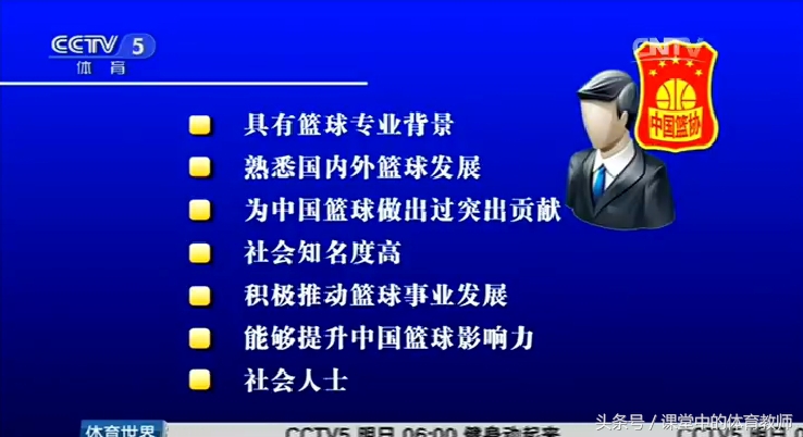 篮协主席选拔条件,谁为姚明量身订作?