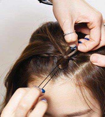 简单好看的韩式编发教程,韩式编发盘发图片