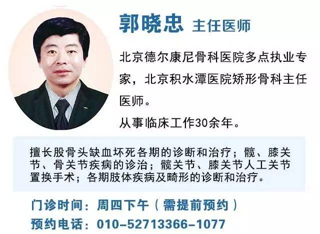 北京积水潭股骨头坏死的治疗方法,北京积水潭专家讲股骨头坏死三期