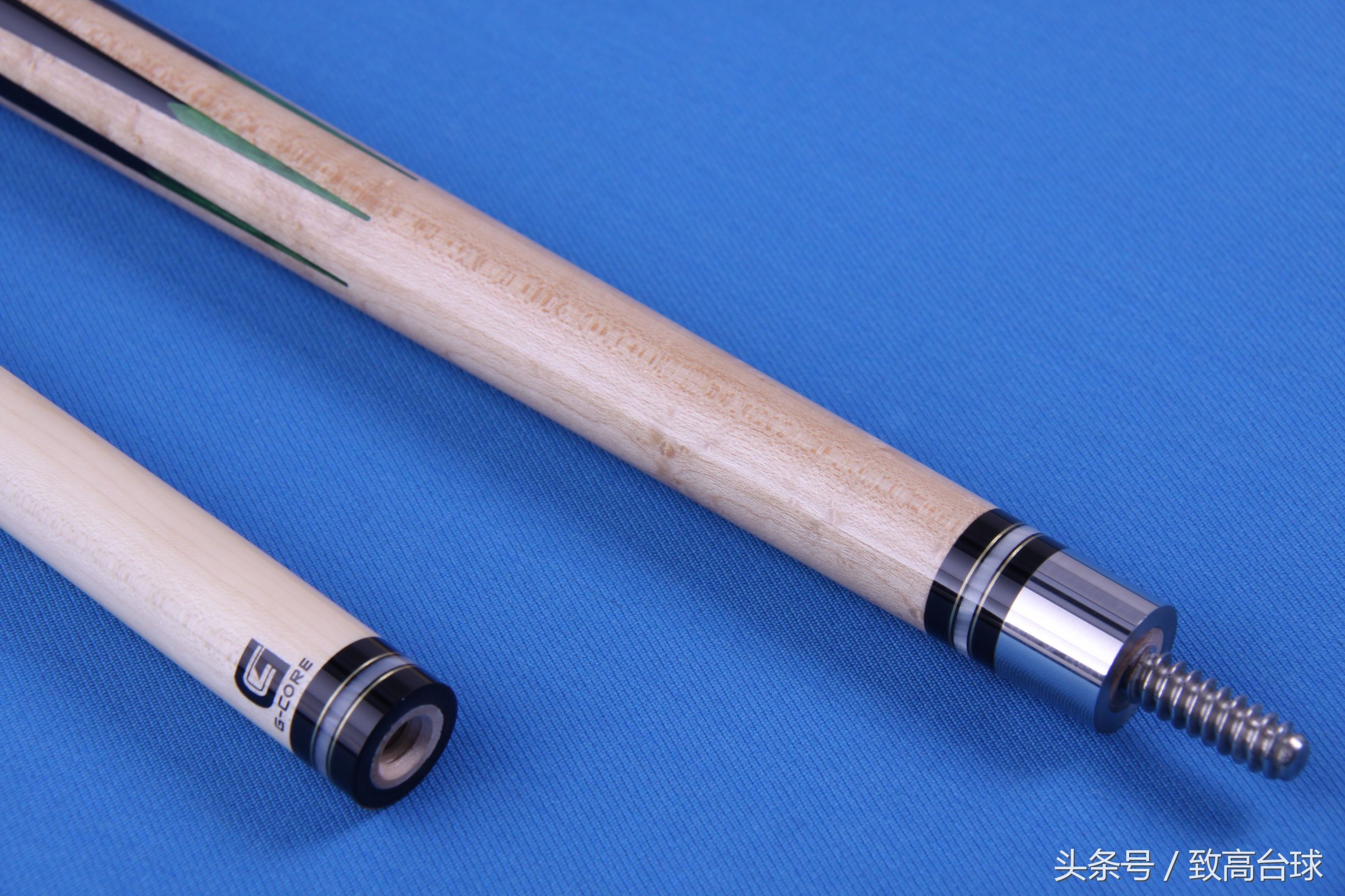 皮尔力梅花台球杆,美式微雕台球杆