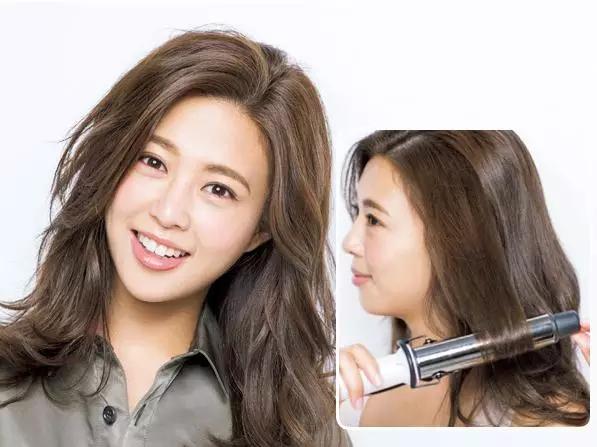 散头发自然好看的卷,头发懒人卷