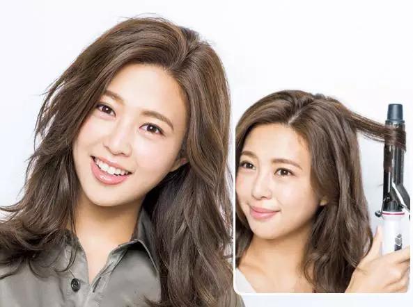 散头发自然好看的卷,头发懒人卷