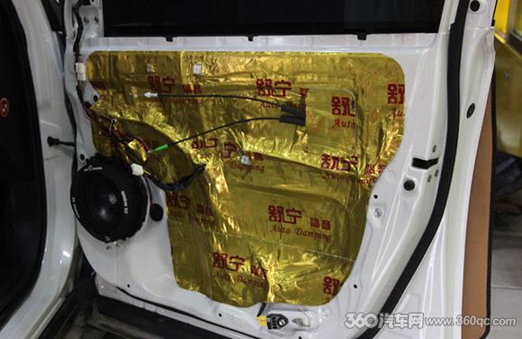 丰田rav4改装声浪,丰田rav4汽车音响改装三分频案例