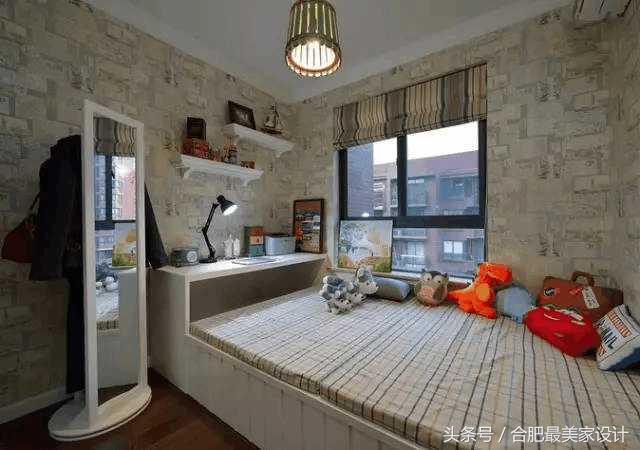 小卧室装修带书柜,小卧室装修多储物