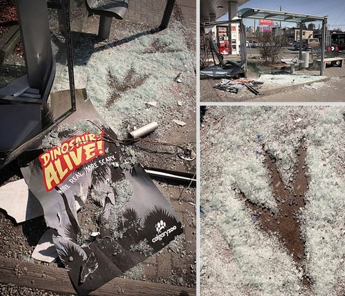 绝妙创意的公交车站