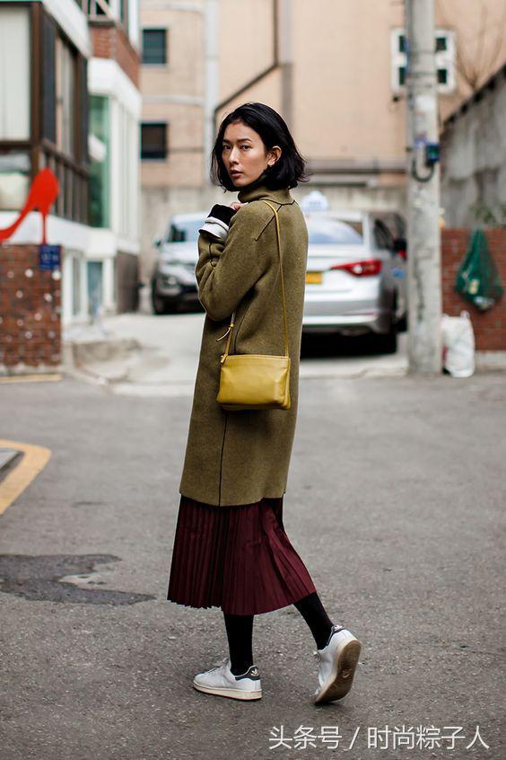 想做英姿飒爽的自己,洋气小个子时髦外套军绿色