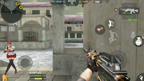 cf手游超实用点位技巧,穿越火线手游沙漠灰b点跳箱技巧