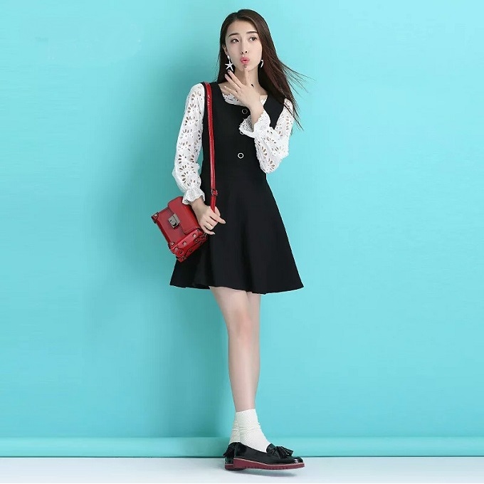 女童森女系背带裙,森系仙女背带裙怎么搭配