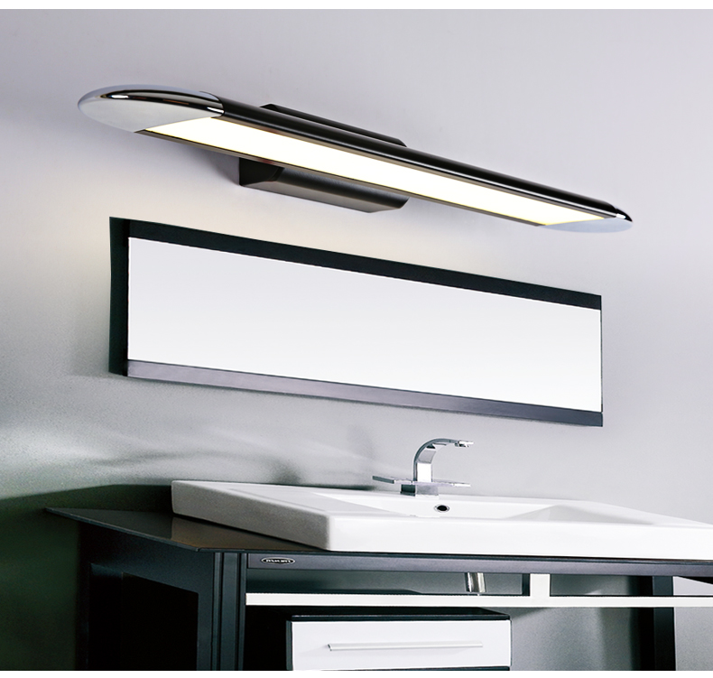 智能浴室镜柜挂墙式带背光灯防雾,智能浴室镜led灯可定制大尺寸