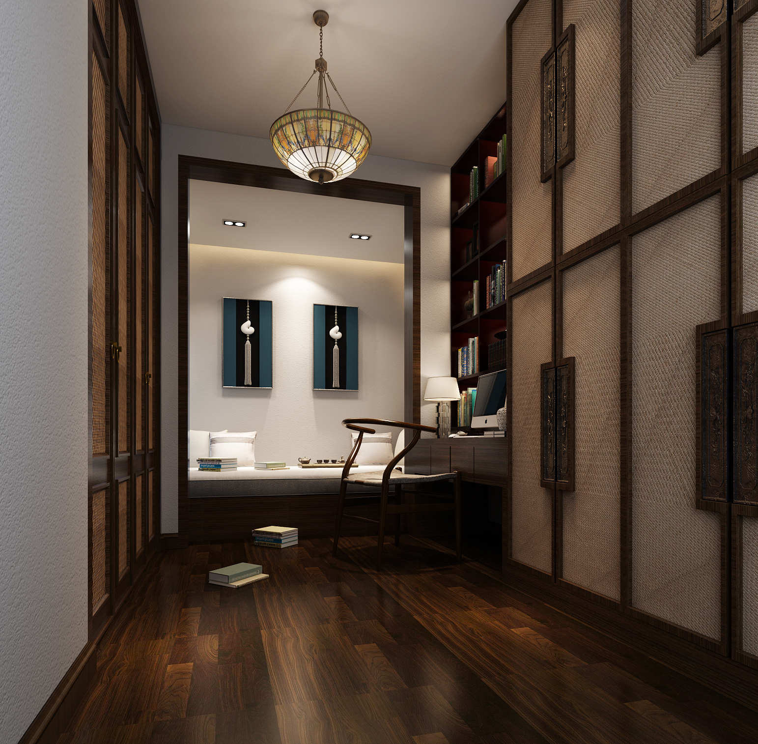 莱蒙都会105平新中式，就喜欢这个调调，还是大学老师推荐的呢