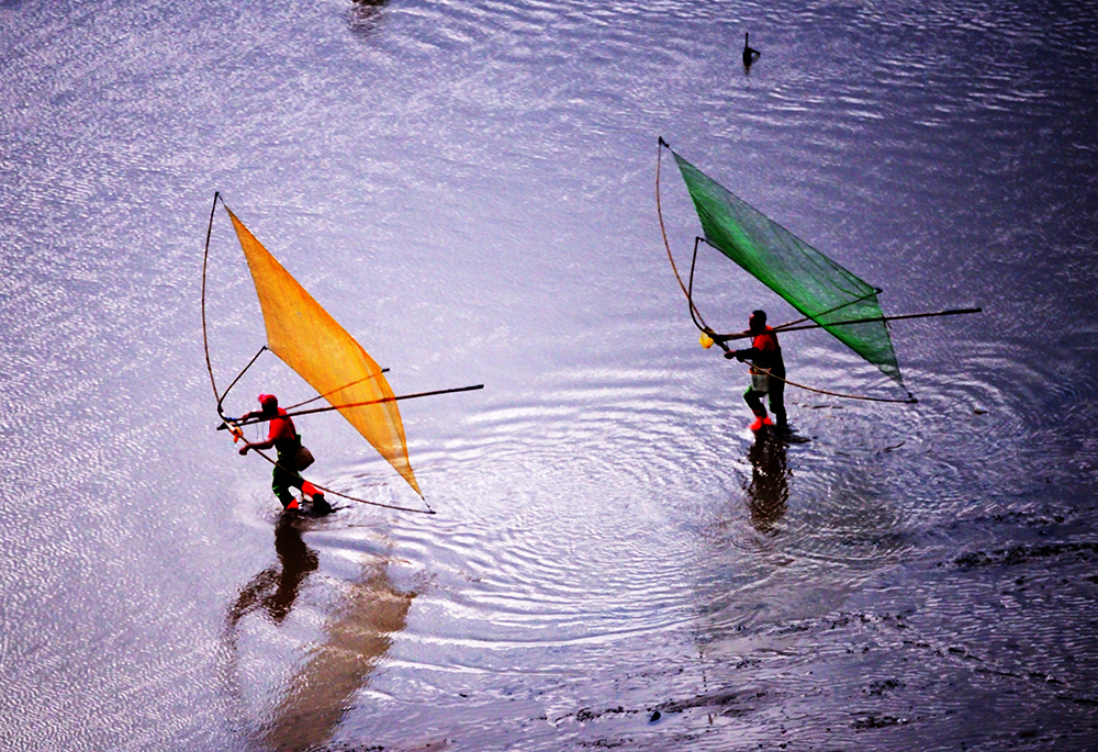 阴天霞浦北岐滩涂照片,霞浦北岐滩涂日出攻略