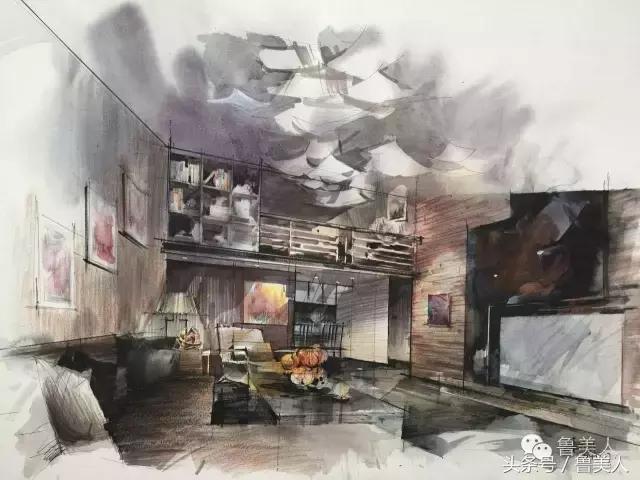 赵国斌手绘艺术,赵国斌室内手绘