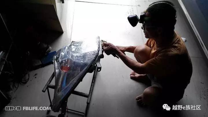 霸道120升级灯光海拉6透镜