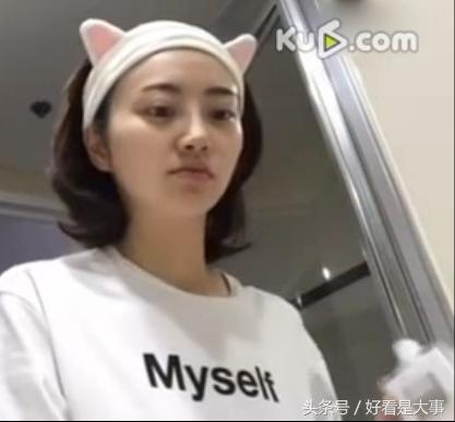 景甜的生活有多奢侈,景甜微博洗脸6分钟视频