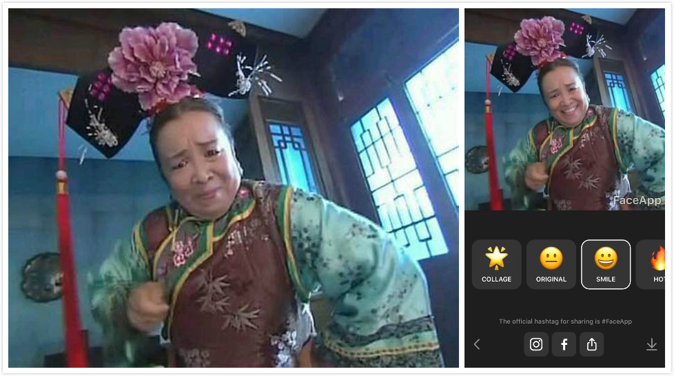 自然美颜照相app,照相面瘫